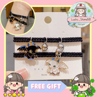 GELANG COUPLE 2 PCS MAGNET PASANGAN PRIA WANITA PERSAHABATAN SAHABAT