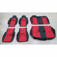 Sarung jok honda Brio full set/cover jok baris depan belakang brio