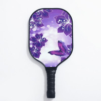 Murah ENBED PP Paddle Lightweight Carbon Fibre Racket Comfort Beach Racquet