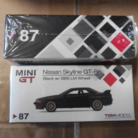 minigt 1:64 nissan skyline gtr w bbs lm wheel no.87