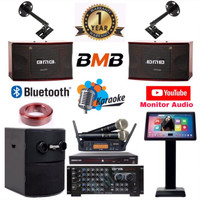 Paket Karaoke Set Full BMB Buat ukuran Ruangan Besar dijamin Bagus