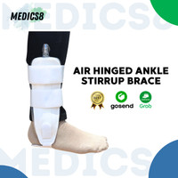 BERKUALITAS AIR HINGED ANKLE STIRRUP BRACE - STABILIZING ANKLE SPLINT