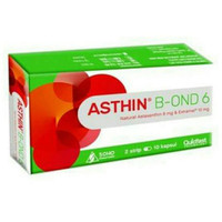 Asthin B-Ond 6Mg | Diet Vitamin Detox / Asli Original "Sale Akhir Pekan"