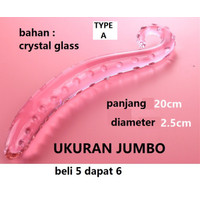 Terbaru D062 Jumbo Tentakel Kaca Gurita Glass Anal Plug Bdsm Pria Wanita Kuat Berkualitas Import Privasi Aman