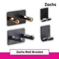 pakwagiman Zachs Wall Hanger Bracket Hair Dryer Gantungan Pengering Rambut