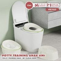 YOMI potty training anak 3IN1 H09/H10/ Baby Potty Seat / Potty Handle / Potty Gagang / toilet training anak / wc duduk anak/ Baby Potty