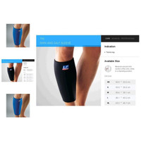 Lp Support Shin & Calf Sleeve Black Lp-718