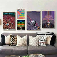 Music Album Band Tame Impala Psychedelic Rock Currents Poster Print Canvas Painting Wall Art Picture Living Room Home Decor