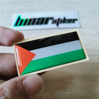 STIKER TIMBUL EMBLEM BENDERA PALESTINA