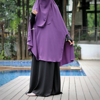 Basic Pet Splithand 3 In 1 - Khimar Belah Tangan Khadijah Indonesia
