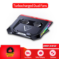 NEW PRODUCT COOLING PAD |COOLER LAPTOP GAMING TURBOCHARGED RADIATOR LED 2 FAN