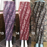 || ~ terbaru `~ Rok Plisket Panjang Motif Lereng Aneka Pilihan Warna ``