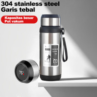 Termos Air Panas 1 Liter panas termos stainless 304 Vacuum / Termos Gunung Air Panas / Termos Outdoor Stainless Tebal / Led Display Botol Minum stainless steel 304