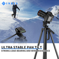 (SALE) 【READY 】INBEX TF-3366 TRIPOD/133CM TRIPOD+BLUETOOTH REMOTE/FOR PHOTOGRAPHY KAMERA CELLPHONE DSLR