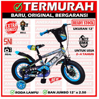 Sepeda Anak Bmx 12 Inch Ban Jumbo Besar New!