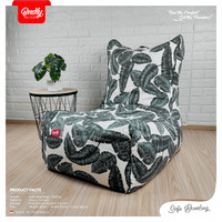 Beanbag / Bean bag Bndly. model Sofa Chair Size L ( termasuk isi )