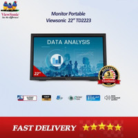ViewSonic 22 Inch IR Touch Monitor TD2223 10-Point Touch TD 2223 HDMI VGA