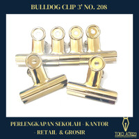 Bulldog Clip / Binder Klip / Penjepit Besar Merk SDI No. 200 Size 3"