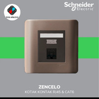 OutLet/Stop Kontak/Face Plate/LAN Data Cat 6 Schneider ZENcelo Cat6