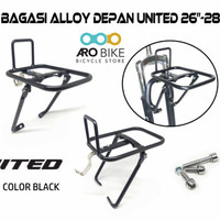 NEW Rak Bagasi depan sepeda United alloy mtb federal 26 - 28 inch SIAP KIRIM