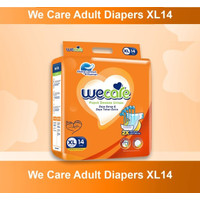 terlaris WE CARE INTERNATIONAL ADULT DIAPERS SIZE M20/L16/XL14 /popok perekat ORI