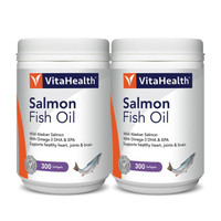 Ready Gan Vitahealth Salmon Fish Oil 2X300 Softgels Ready Gan