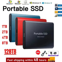 1TB External Hard Disk 2TB High-Speed Hard Drive USB 3.1 Type-C Solid State Drive Storage Disks  Xiaomi Laptops/Desktop/phone