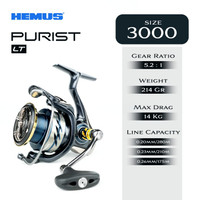 Reel Hemus Purist Lt Xrc Body 7+1Bb Saltwater/Sw/Ipx5