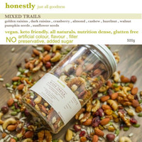 Siapkirim- Trail Mixed, Mix Roasted Nuts Fruits Seeds,Mix Kacang Bijian Buah Terlaris