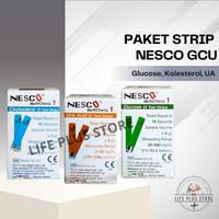 Paket Strip Nesco GCU / Refill Nesco (Gula,Kolesterol,Asam urat)