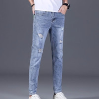 celana jeans pria terbaru 2024 keren celana jeans pria panjang celana sobek jeans pria jeans slim fit pria MURAH!!!