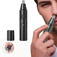 Terbaru, Men's Ear And Nose Trimmer Rechargeable USB Electric Nose Hair Trimmer - Painless Eyebrow A