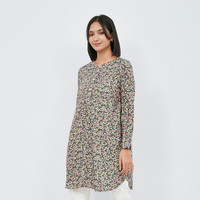 NEW- POINT ONE NANIA FLORAL GREEN TUNIK SIAP KIRIM