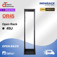 OR45 Open Rack 45U INDORACK Rak 45U Rack Server Modem Audio WIfi