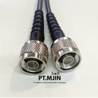 Kabel Jumpwr Rg58 N male ke N male Panjang 3.5 Meter