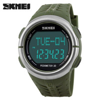 SPORT WATCH WATER RESISTANT PEDOMETER HEART RATE TRACKING