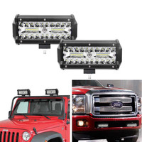 Lampu LED Sorot Tembak Mobil Truk Offroad 12 / 24 Volt Flood Light Cool White 40 LED 120 Watt