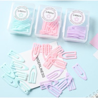 ORIGINAL BOAT NEEDLE CLIP MACARON COLOR / KLIP KERTAS BENTUK KAPAL WARNA PASTEL MACARON