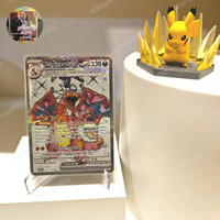 Charizard Ex Sr Sv3S 203/170 Pokemon Kilau Hitam Tcg Indo