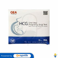 GEA MEDICAL HCG ONE STEP PREGNANCY STRIP TEST BOX 50 PCS