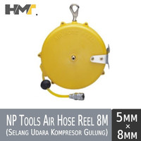 NP Tools Air Hose Reel 8M (5mm x 8mm) / Selang Udara Kompresor Gulung
