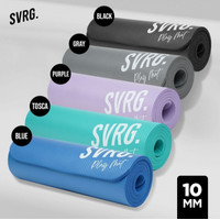 Matras Olahraga - SVRG. Play Mat 10mm & 15mm - NBR Pilates Yoga Mat - Play Mat 10mm, Blue