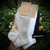 PAKET 3 KAOS KAKI PENDEK PRIA WANITA CASUAL SOCK MATA KAKI TEBAL PROMO