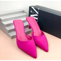 SEPATU HEELS WANITA ZS 185 ROSE POINTED SEPATU HEELS WANITA IMPORT