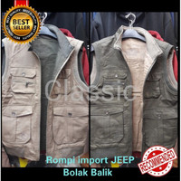 TERLARIS ROMPI JEEP IMPORT BOLAK BALIK MURAH!!! MURAH