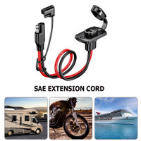 Kabel SAE 12AWG 30CM Waterproof untuk Panel Surya & Motor