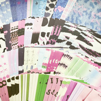Memo Pad for Arts Diy Crafts Album Journal Denim Style Scrapbooking Material Paper 30sheets Decorative Papers for Stationery