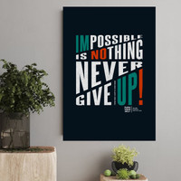 Poster Motivasi Poster Kata Kata Inspirasi Quote Never Give Up 1 Frame Kayu E Pilihan Terbaik Untuk Anda!