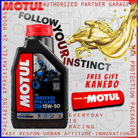 Bestseries| MOTUL 3000 PLUS 4T 15W50 VARIAN 1000ml OLI MOTOR ORIGINAL 100%