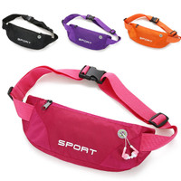 TAS PINGGANG LARI OLAHRAGA PRIA WANITA WAIST BAG WATERPROOF NJ162